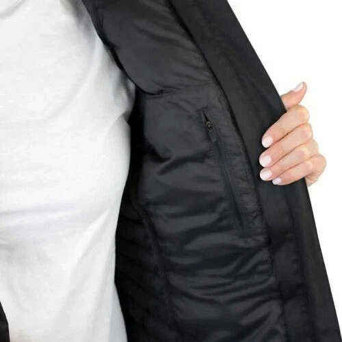 Parka Kirkland Signature para mujer negra jaspeada 3 en 1 impermeable 2XL / XXL Foto 2 de 4