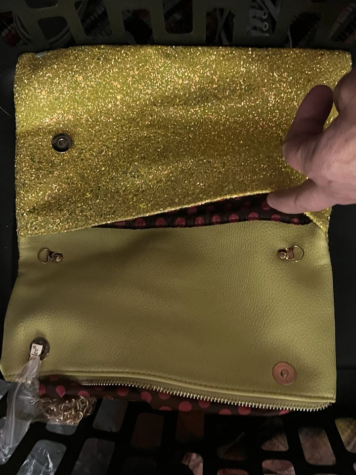 Bolsa de mão amarela Nicole Lee - Imagem 3 de 4