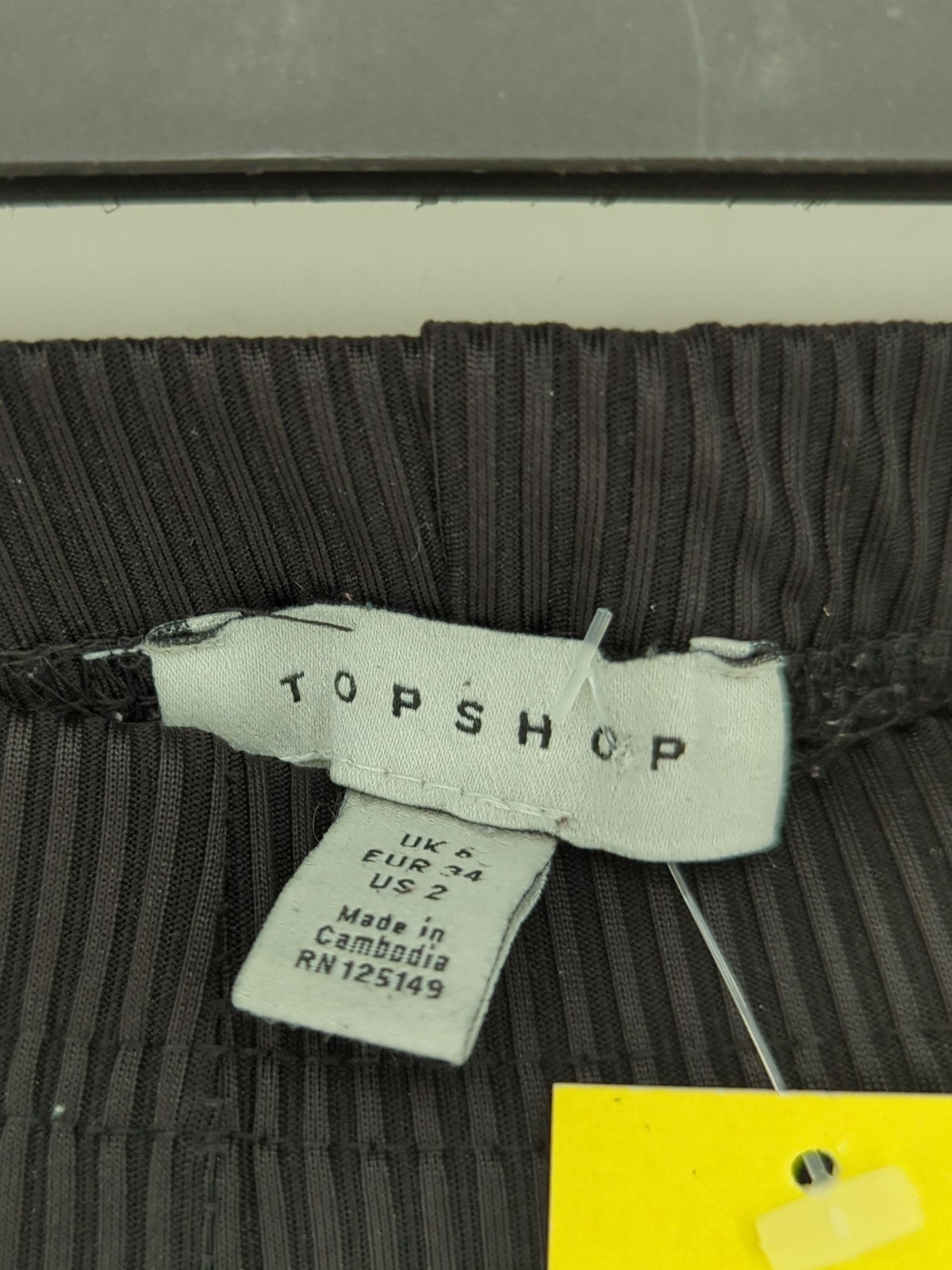 ALTRA Topshop Leggings Donna UK 6 Nero 100% Altro Lunghezza Intera