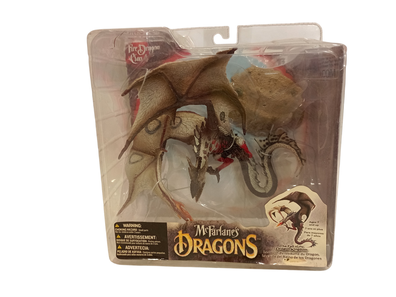 MCFARLANE'S DRAGONS FIRE DRAGON CLAN 4 ACTIONFIGUR STATUE 17 CM NEU