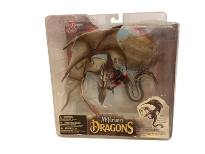 MCFARLANE'S DRAGONS FIRE DRAGON CLAN 4 ACTIONFIGUR STATUE 17 CM NEU