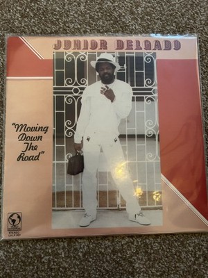 Junior Delgado - Moving Down The Road RARE Roots Reggae LP