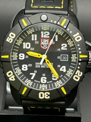 Luminox Navy Seal Coronado 44mm Carbon Black Dial Quartz Mens Watch Series 3020 - Image 1 of 4