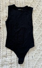 Abercrombie  Fitch Black Bodysuit Size S Soft A F Collection