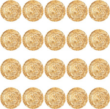 , 20 Pack Mini Straw Hats Knitting for DIY Craft Decoration Accessories 2.1 Inc