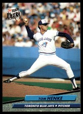 Tom Henke 1992 Ultra #450 Toronto Blue Jays MLB READ FREE SHIPPING AutographDen