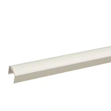 Al13 Home Rail 1.81 In. H X 2.6 In. W Matte White Aluminum round Accent Top Rail