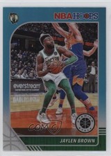 2019-20 Panini NBA Hoops Premium Stock Teal Prizm Jaylen Brown #7 0q3