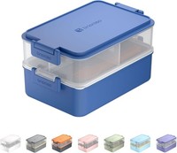 Lunchbox Erwachsene Brotdose Mit 3 FäChern Bento Box Mit SoßEnbehäLter Und Ge