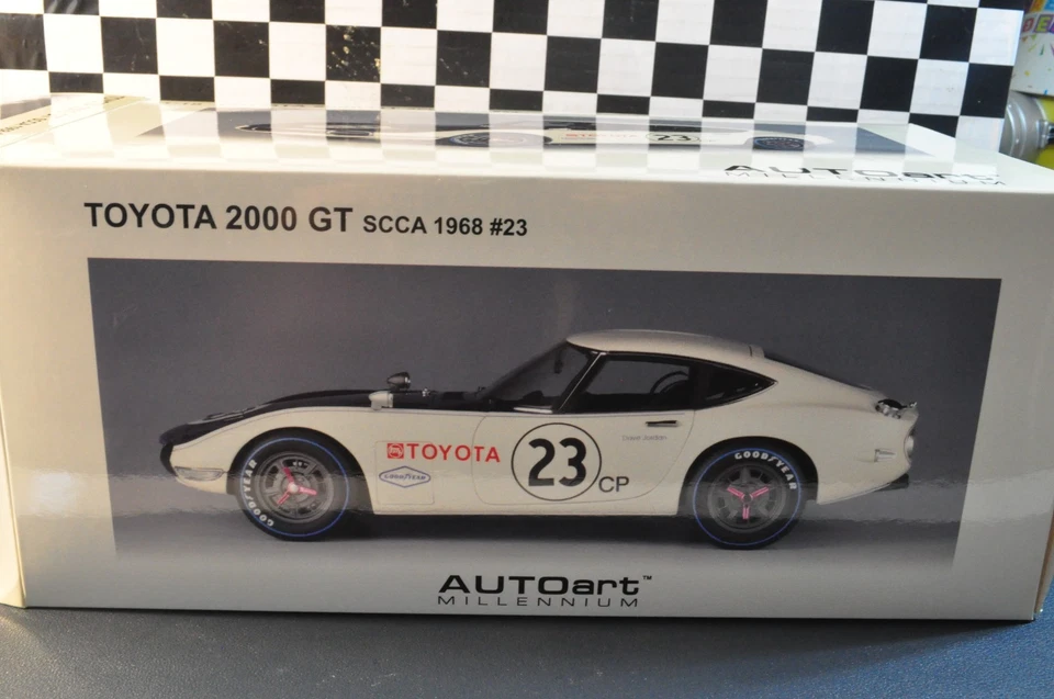 1/18 RARA  AUTOART TOYOTA 2000GT   SCCA 1968 #23 OTTIMO PREZZO - Immagine 2 di 4