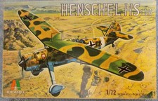 Vintage 1973 Italarei Model No 109 - Henschel Hs 126 airplane 1/72
