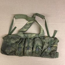 British Army OG 1990s PLCE 90 Pattern NI Chest Rig Painted Cam Olive Green Gulf