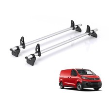 Vauxhall Vivaro Roof Rack Fits 2019+ Models 2x Roof Bars Rhino Kammbar Pro