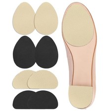 Non Slip Shoe Pads Shoe Grips on Bottom of Shoes Silica Gel Anti Black Beige