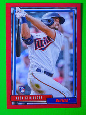 Alex Kirilloff  2021 Topps Update 1992 Topps Redux #T92-29 Red Border #/70