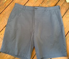 Vineyard Vines On-The-Go Shorts Mens 40/9 Navy Blue Stretch Performance