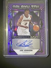 2024-25 Panini Obsidian JOE JOHNSON AUTO Galaxy Ink PURPLE /49 Atlanta Hawks