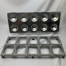 10-L Ravioli Maker Vintage 10x Ravioli Tray - Aluminum -Made in USA