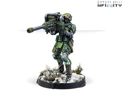 Ariadna Tankhunters Regiment Portable Autocannon Corvus Belli INF 281114