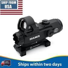 EvolutionGear Maded: HAMR 4X Tactical Scope Shockproof IPX7 w/ Red Dot Combo