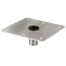 CLLOMAGY Boat Seat Base Mount 1pack 7x7 Stainless Steel, Metallic