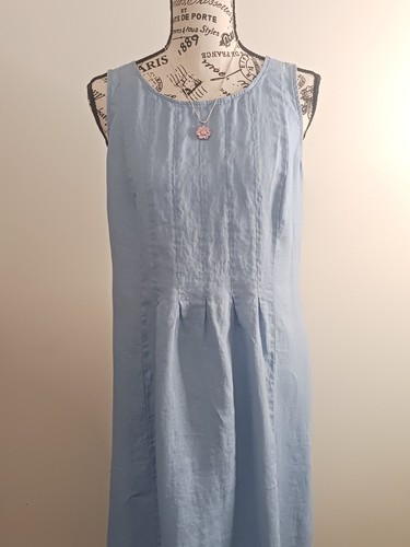 J Jill Dress M Blue Denim Maxi Dress - Picture 2 of 9