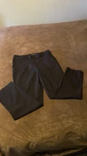 Counterparts Black Dress Pants Size 12P Petite Pockets Pull On