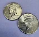 2007 P & D Kennedy Half Dollar (2) Clad Coins Circulated NIFC Free shipping N570