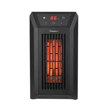 13 In. 1000-Watt/1500-Watt Digital 6 Tube Infrared Electric Heater with Remote -