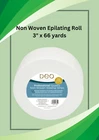 Non woven epilating roll 3" x 66 yards  paper waxing strips body hair removal