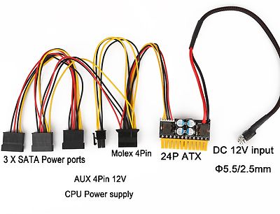 180W 12V Pico DC  ATX switch PSU Car Auto MINI ITX ATX Power Supply 