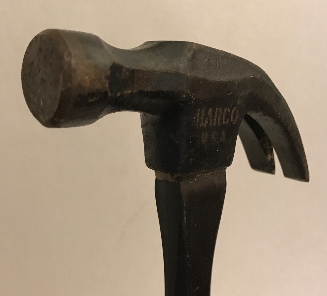 Claw Hammer BARCO USA Construction Black Rubber grip Framing tools