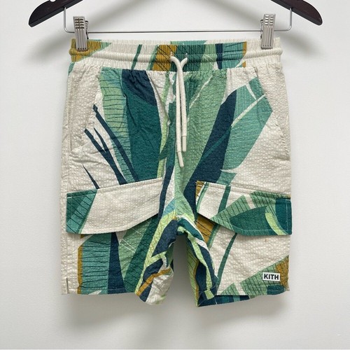 Kith Kids Drawstring Green Short Size 10/11 - Picture 2 of 9