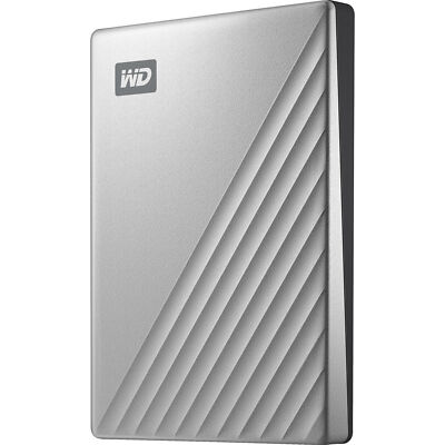 WD MY PASSPORT ULTRA for Mac 6TB externe Festplatte USB-C WDBKYJ0060BSL SILBER