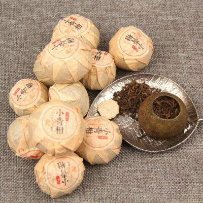 100g XinHui Chenpi Ripe Pu-erh Tea Tangerine Peel Orange Herbal Blend