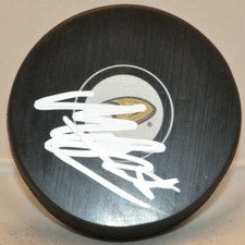 Marcus Pettersson Sweden 2017-2019 Anaheim Ducks Autographed NHL Hockey Puck COA