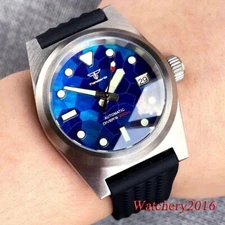 38mm Tandorio AR Coating Sapphire Glass Blue MOP Dial Japan NH35A Watch For Men
