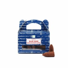 Incenso Sciamanico in Coni di Salvia Blu per Purificatore d'aria e Meditazione