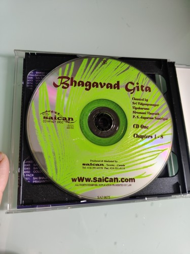 BHAGAVAD GITA 2CD by saican SRI VIDYOUPASAGAR VIYAKARANA SIROMANI VISARATH - Picture 7 of 10
