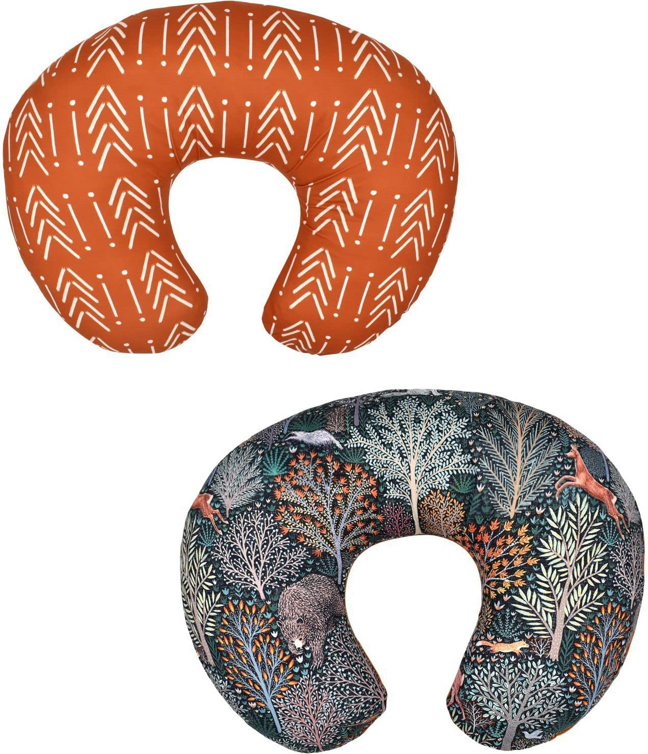 2 Pack Nursing Pillow Cover Slipcover for Breastfeeding Pillows, Soft and Comfor-image