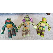 2014 Viacom International Playmates Ninja Turtles Set of 3 Working