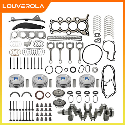 #ad #ad G4NG 2.0L Engine Overhaul Rebuild Kit w Crankshaft Rods Timing For Hyundai Kia $699.00