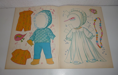WHITMAN / AUSSCHNEIDE PUPPEN / KULLER-TRÄNCHEN / 60er J. / komplett / #782# - Bild 2 von 6