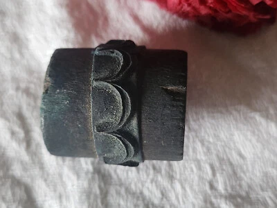 Tampon ancien frise pour rouleau à festonner festonneur broderie création N°33 - Photo 1/3