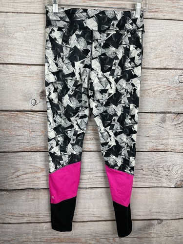 C9 by Champion Activewear Leggings Black/Gray/Pink EUC Girl's Size XL (14/16) - Picture 5 of 6