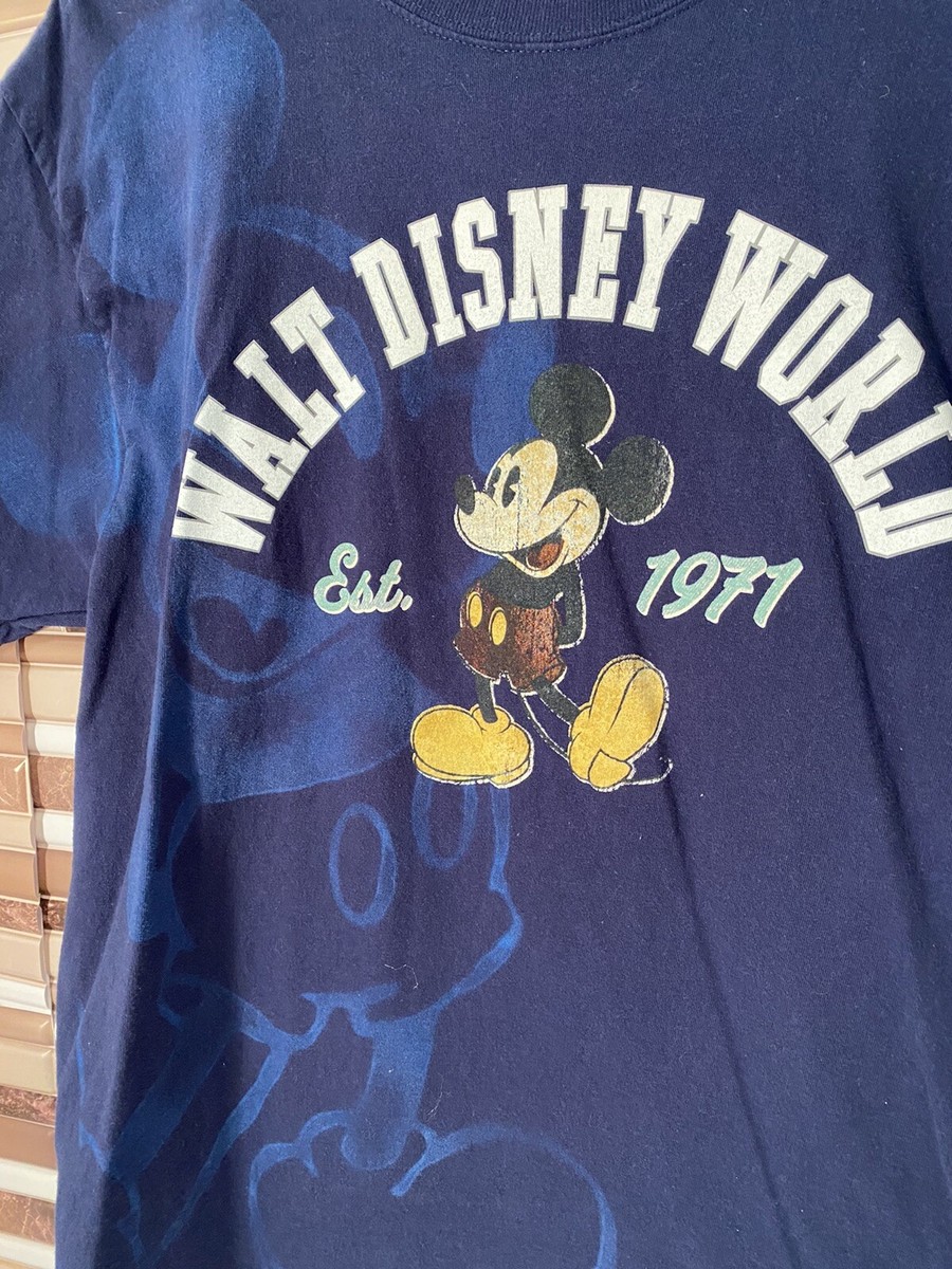Mickey disneyland Tシャツ パープル ヴィンテージ 73914-s1.jpg