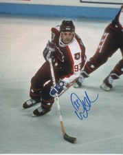 Toronto Maple Leafs Doug Gilmour Signed Autographed 8x10 NHL Photo COA #6