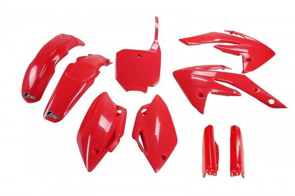 Kit Kunststoffverkleidungen Honda CRF 150R 2007 - 2024 Rot Ufo Plast Full-image