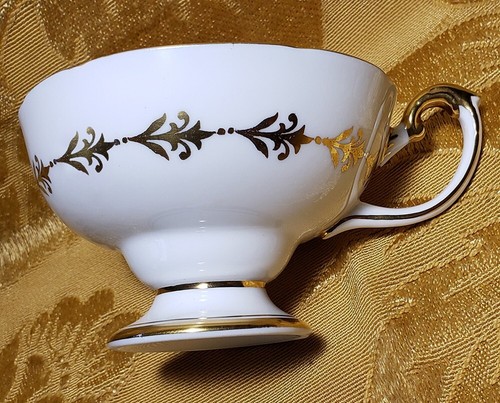 AYNSLEY ORCHARD CUP ONLY FRUITS GOLD LACE 2491 SIGNED D. JONES ENGLAND - Picture 4 of 6