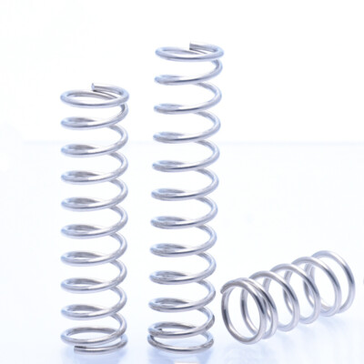 Produktbild von 10x Edelstahl-Druckfedern 304 – 1,6 Mm Drahtdurchmesser, 12 Mm Außen-Ø, 25 Mm Länge, Für Maschinenbau & Reparaturen